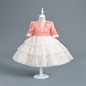 Платье LZ Girl с длинными рукавами VE0127 #
