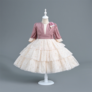 Платье LZ Girl с длинными рукавами VE0127 #