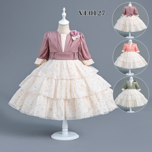 Платье LZ Girl с длинными рукавами VE0127 #