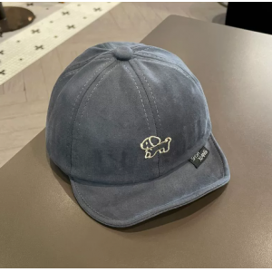 Baby soft brimmed baseball cap, children's Korean version duckbill cap, male and female children's sun protection adjustable