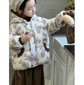 儿童羽绒服女童冬款保暖外套冬季穿连帽外衣