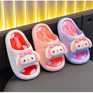 Zapatillas fr&iacute;as antideslizantes interiores para ni&ntilde;as zapatillas de ocio en casa de dibujos animados