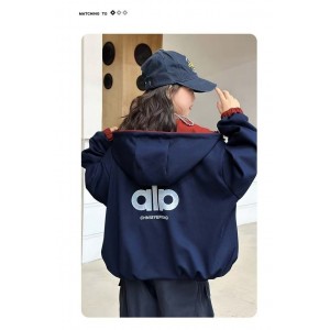 秋装女童外套儿童洋气时尚双面穿冲锋衣夹克春秋女孩上衣