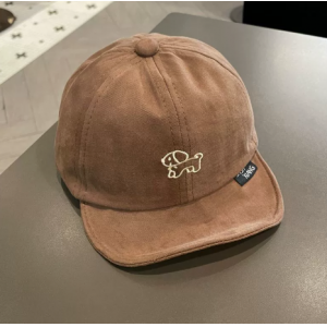 Baby soft brimmed baseball cap, children's Korean version duckbill cap, male and female children's sun protection adjustable