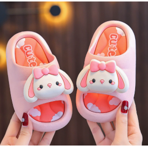Zapatillas fr&iacute;as antideslizantes interiores para ni&ntilde;as zapatillas de ocio en casa de dibujos animados