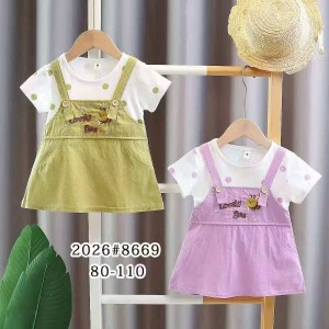 Dos vestidos falsos, vestidos ligeros y encantadores