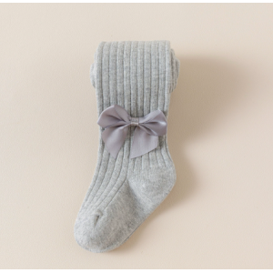 Primavera y oto&ntilde;o dulce y lindo beb&eacute; Lolita lazo pantorrillas pantalones de calcetines para ni&ntilde;os