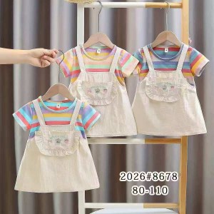 Dos vestidos falsos, vestidos ligeros y encantadores
