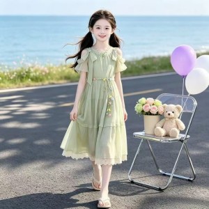 Vestidos dulces y hermosos para ni&ntilde;as vestidos gigantes para ni&ntilde;as en verano vestidos grandes para ni&ntilde;os peque&ntilde;os
