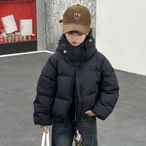 Девочки зимняя пуховая одежда хлопчатобумажная одежда хлеб теплый детский толстый зимний пиджак