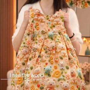Vestidos de ni&ntilde;as vestidos de verano ni&ntilde;os extranjeros Flores rotas chiffon vestidos de princesa beb&eacute;s vestidos de playa