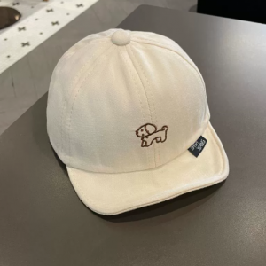 Baby soft brimmed baseball cap, children's Korean version duckbill cap, male and female children's sun protection adjustable