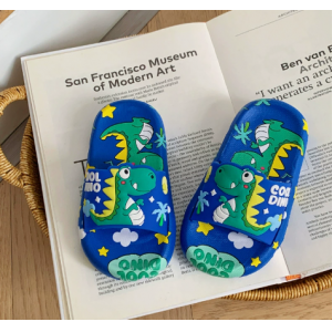 Summer Children's Dinosaur Cool Slippers Soft Bottom Non slip Indoor Home Cartoon Leisure Drag