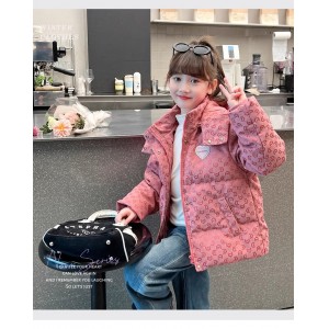 女童短款棉服冬季儿童保暖加厚外套