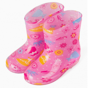 Pink shoes with flowers