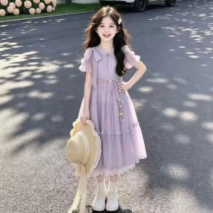 Vestidos dulces y hermosos para ni&ntilde;as vestidos gigantes para ni&ntilde;as en verano vestidos grandes para ni&ntilde;os peque&ntilde;os