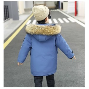 儿童服装男童棉衣加厚棉服冬装中大童男孩棉袄外套