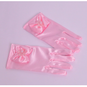 El lazo de la ni&ntilde;a presenta guantes, vestidos y accesorios para ni&ntilde;os de flores