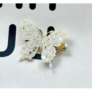 闪粉立体蝴蝶发夹儿童超仙侧边夹
