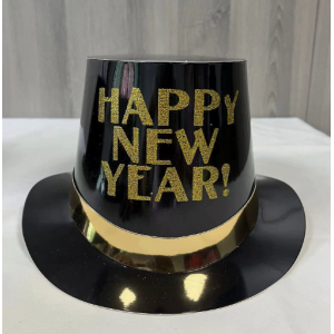 Gold Powder Lincoln Paper Hat Holiday Party Paper Hat